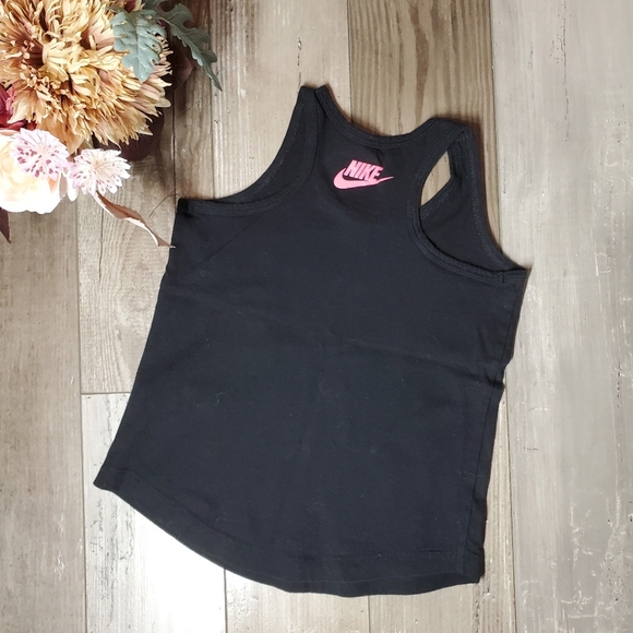 Nike Girl's Racerback Tank Top Shimmery Logo Graphic Size 4/5 NWOT - Picture 6 of 12